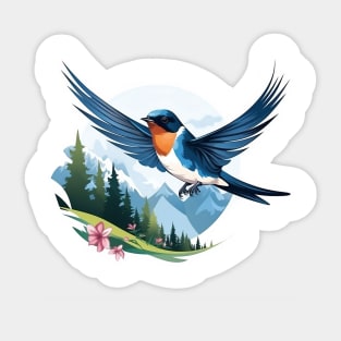 Swallow Bird Sticker